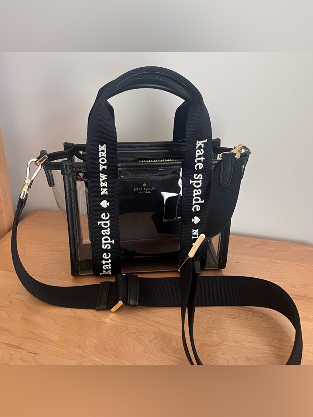 kate spade kip mini clear tote - Picture 6 of 9